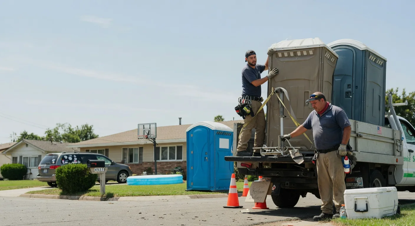 Porta Potty Rental in Rhodes, MI near me
